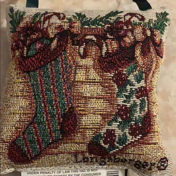 Longaberger Christmas Pillow - Picture 1 of 5
